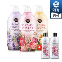 애경 ★배★샤워메이트 플라워 퍼퓸 바디워시 대용량 900mlx1+1 총 2개 +샴푸 180ml 2개, 샤메플라워_900mlx2 옐로1핑크1