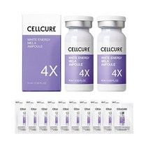 셀트리온 셀큐어 화이트 에너지 멜라앰플 4X 10ml x2 + 체험분 10매_M, 상세페이지 참조