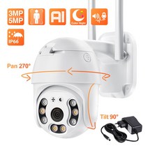 비타마을 PTZ 형 CCTV 카메라 원격 회전 팬틸트 인터넷 방송 스트리밍 온라인 예배, 64g 12v2a에서 5mp, 협력사, EU 플러그