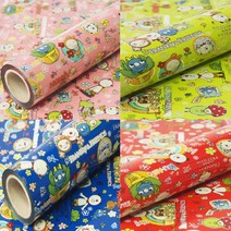 메탈 롤포장지 대 프랭키와친구들 색상랜덤 530mm 18m, 상세페이지 참조, 상세페이지 참조