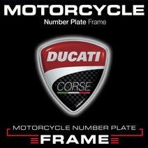 2020 두카티 바이크 번호판가드 MFMC02-2020 DUCATI 3LINE DESIGN MOTORCYCLE Number Plate Frame, D24