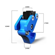 전동킥보드 6mm 볼트고정 봉지 헬멧 걸이(브라켓별도), 블루