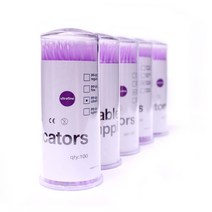 포레버제이 속눈썹 연장 재료 마이크로 면봉 100pcs 반영구 100개