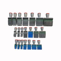 압인기 높이 4mm 7mm 및 12mm muti digits 롤링 고무 도장 번호 롤러 씰, 10 5 digits 4mm