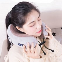 목베개 마사지 무선충전식 U주무름 목안마기 차량용안마기, 상세페이지 참조