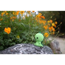 diy 키트 코바늘 뜨기 인형 도안 손뜨개 뜨개 뜨개질 애착인형 패키지 태교 공룡