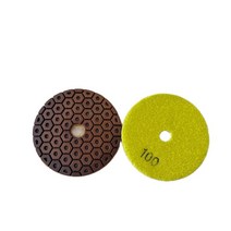 대리석연마4인치 100mm 다이아몬드 유연한 습식 연마 패드 스톤 화이트 본드 샌딩 디스크 화강암 대리석 바, 09 3000