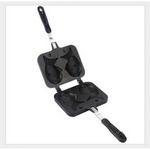 붕어빵기계 가정용 알루미늄 붙지 않는 도미 버닝 와플 머신 쿠키 케이크 베이킹 플레이트 더블 피쉬 양면 냄비 오픈 파이어 116201, 단일사이즈