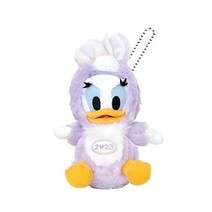 도쿄 디즈니 리조트 데이지 덕 2023년 토끼 간지 배지 인형
