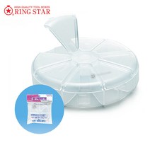 링스타 부품박스 PT-110 (110x32mm) 낚시박스 원형부품함 소품함 공구악세서리함