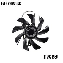교체용 사파이어 RX 570 GPU 쿨러 비디오 카드 팬 라데온 RX570 ITX 그래픽 냉각 시스템