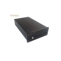 DAC 디코더 쉘 파워 앰프 하이 엔드 리어 클래스 튜브 앰프 하우징 Hifi 오디오 알루미늄 DIY 인클로저 프리 앰프 케이스 W150 H60 D241, Black Panel