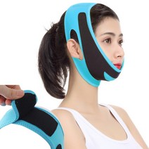 작은얼굴 붓기빼기 얼굴 보정 V라인 리프팅 압박밴드 땡기미 블루