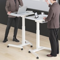 루나랩 사이드 테이블 001 노트북 이동식 입식 보조 책상 높이조절, 사이드 테이블 001 수납형