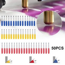 50Pcs Cutter Blade For Roland Cutting 30/45/60 Degree Plotter Wear Resistant Cricut Maker, 01 CHINA