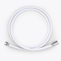 꼬이지 않는 샤워기호스 샤워줄 튜브형 샤워호스 2M (화이트), 1개