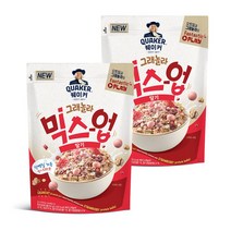 퀘이커 그래놀라 믹스업 딸기 350g, 5개