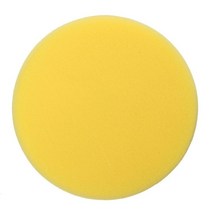 세차용품 셀프세차 실내크리닝 손세차 차량내부세차6인치 150mm 소프트 플랫 스폰지 버퍼 연마 패드 키트, 02 YELLOW