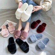 여성용 겨울실내화 털슬리퍼 뷰티샵 매장 회사 털실내화 사무실슬리퍼 병원