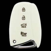 아슬란 그랜저HG 싼타페TM 제네시스DH 실리콘 스마트키케이스 보호 차량 여자 키홀더 자동차용 보관 남성용 차키 악세사리 남자 가방 여성, 옐로우