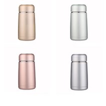 350ML 써모스 보온병 휴대용 병 스테인레스 스틸 절연 컵 논슬립 바닥 절연 컵, 분홍색