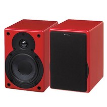 스캔소닉 하이파이 라우드 북쉘프 스피커 S5, RED