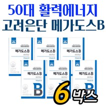 식약처인증 활력 비타민제 메가도스B 종합 B군영양제 12개월