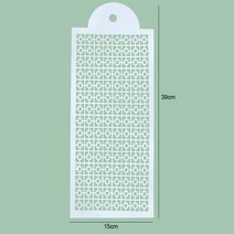 퐁듀그릇 기계 치즈 초콜릿 워머 FAIS DU 파이 뒤 퐁당 케이크 메쉬 스탬프 스텐실 DIY 공예 만들기 웨딩, 15 16_01 사각형
