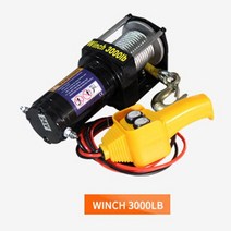 전동 윈치 자동차 전기 12v24v 자동차 제조업체 도매 오프로드 차량 자기 구조 전기 견인 호이스트, 3000파운드, 12v, 리모콘