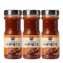 (상온)백설 매콤한 돼지불고기양념840gx3개, 1세트