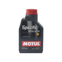 모튤 스페시픽 504 00 507 00 5W30 엔진오일 합성유 교환 디젤 경유 1L, 2개, 1000ml