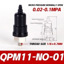 에어드라이버 QPM 마이크로 조절 공압 공기 압력 스위치 압축기 유압 다이어프램 자동 컨트롤러 QPM11-NO-0, QPM11-NO-1 0.02-0.1M