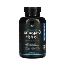 스포츠리서치 오메가3 고농축 1250 mg 180정 오마비 DHA 도코사헥사엔산 피쉬 오일
