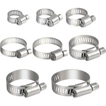 강관커터기 강관기 스테인레스 스틸 호스 클램프조절 가능한 클램프연료 라인 클램프웜 드라이브 배관용 튜브 클램프 클립자동차5 개 5319EA64 5319EA64, 5pcs 32-44mm