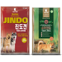 [곰표 대한사료] 진도견 슈퍼진도 진도사료 모음 진돗개 시바견 풍산개 피모관리 변상태개선, 진도견 15kg