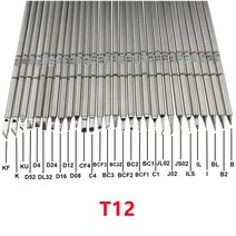 LED 진동 스위치 온도 조절기 T12 시리즈 납땜 인두 팁 HAKKO T12 핸들 FX951 FX-952, 스페인, T12-D12
