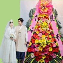 축하화환 칼라디움 웨딩홀 대구 동구 신서동 꽃집 출판회 3단 화환 꽃배달