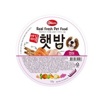 애견비책 햇밥 그레인프리 주식캔 닭고기 120gx6개, 햇밥 연어(120gx6), 1000