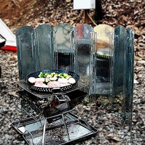 캠핑 버너 바람막이 가림막, 대형 60x15