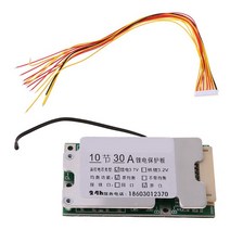 18650 리튬 배터리 보호 보드 10S 36V 30A BMS PCB 보드 균형