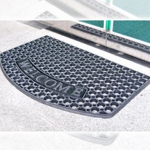 50x80 매장밖 신발흙털이 구멍난 웰컴 발매트 업소바닥 현관, 50X80 그린, 1개