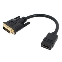 MBF HDMI to DVI-D 듀얼 케이블 15cm/MBF-HFDVIM-15CM/금도금 커넥터/HDMI(암) 단자/DVI-D 24+1