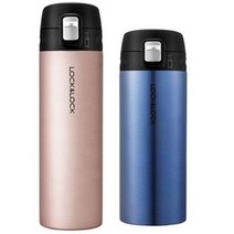 락앤락 LHC3220 페더라이트 텀블러 500ml 골드핑크 + LHC3219 페더라이트 텀블러 400ml, 블루