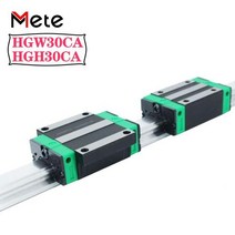 HGR30 스퀘어 선형 가이드 레일 HGH30CA HGH30HAHGW30CC HGW30HA CNC 라우터 조각용 Flang 슬라이드 블록 캐리지, 100mm+HGW30HA