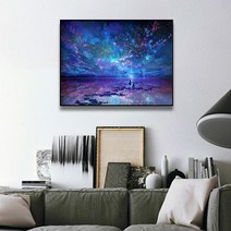 L.ONLINESHOP보석십자수 은하수 그림 비즈공예 30 x 40cm 십자수도안 십자수실 십자수원단 프린트십자수 십자수아기신발 프렌치자수, default