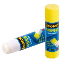 3M 스카치 재접착풀 14g 고체풀 포스트잇풀, 10개입