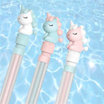 (1+1) 캐릭터 스틱 워터건 워터파크 펌프물총 스펀지 워터밤 워터건 물총놀이 물놀이 장난감 유아 무배, 유니콘_랜덤2개