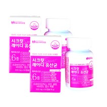 여성유산균 프로바이오틱스 300g 60캡슐x2 (4달분) 아연 셀렌 비타민D 엽산