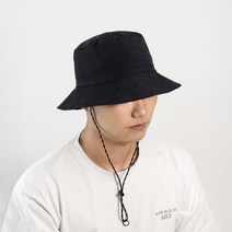 믹스어블 접의식 자외선 차단 등산모자 여자 남자 햇빛가리개 정글모 부니햇 통기성 방수 버킷햇, 블랙