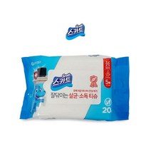 아기장난감 소독용 안심 청소용물티슈 1+1 성견 반려견 댕댕이 노령견 애견목욕 강쥐, 1개, 스카트 잘닦이는 살균소독티슈20매